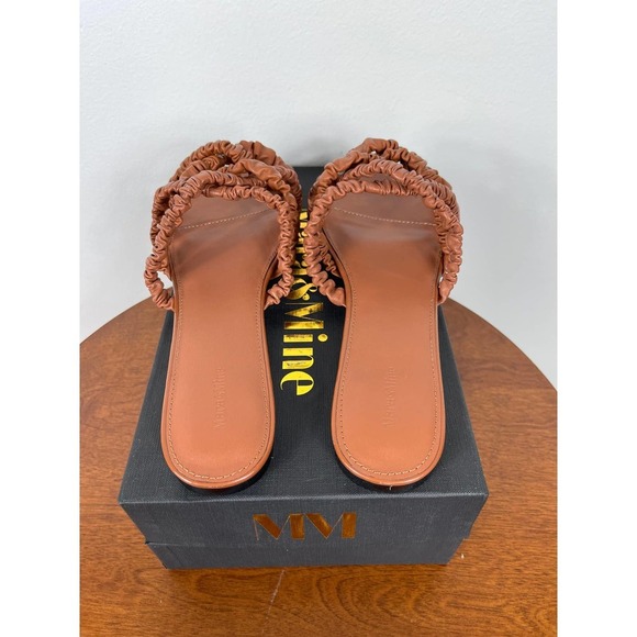 Mara & Mine Theresa Scrunchie Sandals in Terracotta Size 11 - Picture 7 of 9